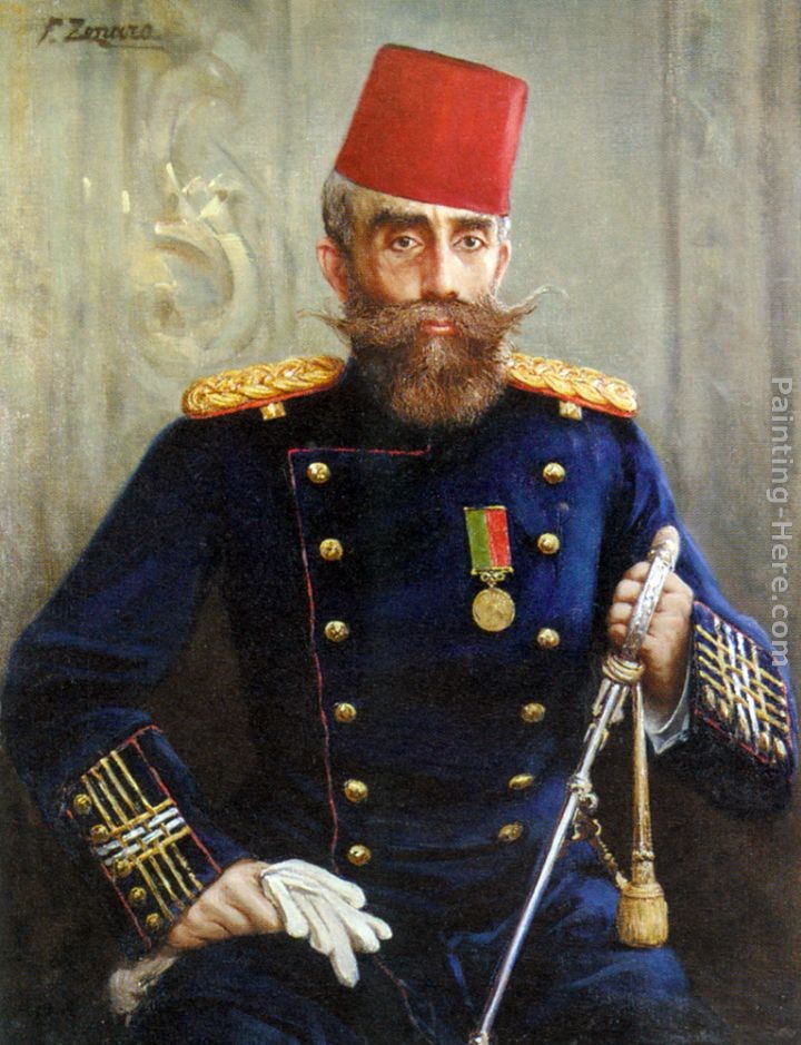 Fausto Zonaro Portrait of Mahmud Sevket Pasha